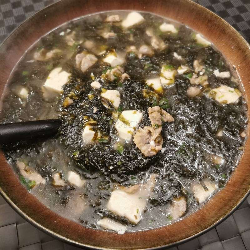 紫菜豆腐滑肉羹