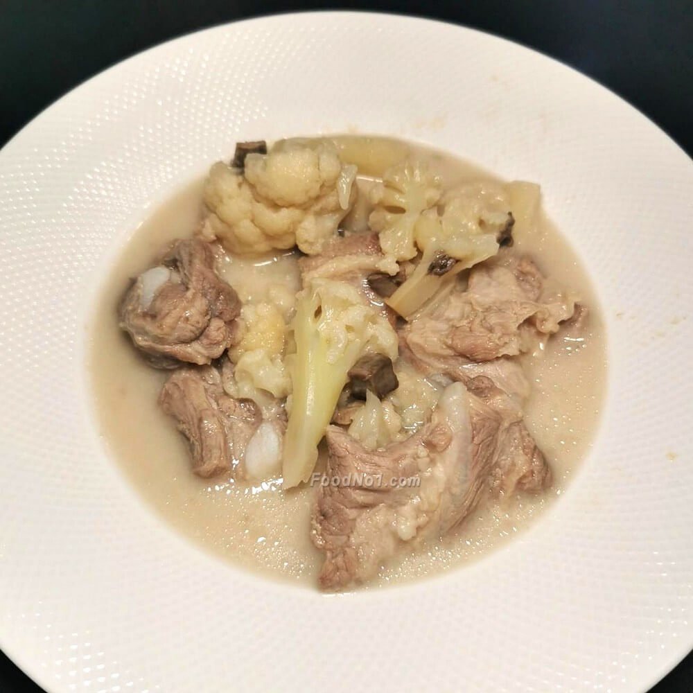 排骨花椰菜蘑菇湯 4161.0