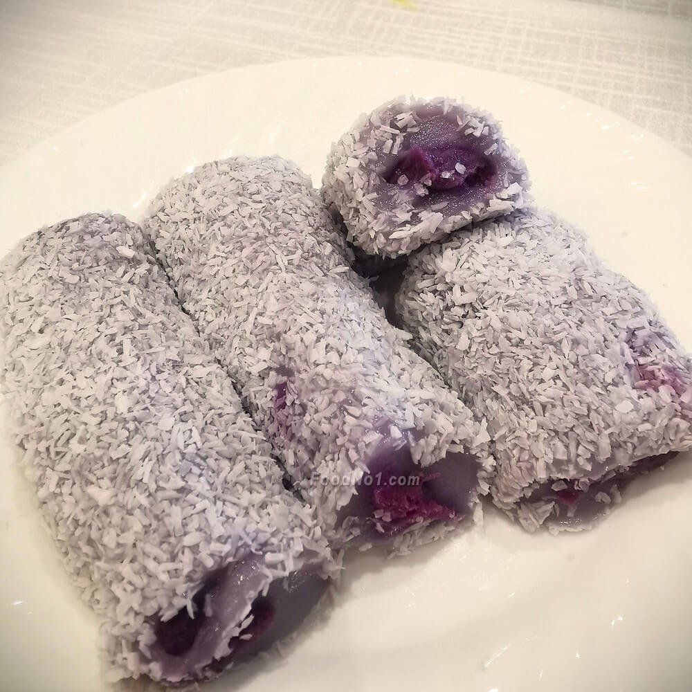 紫薯蓉糯米糍卷