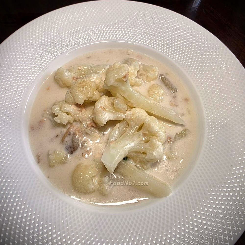 奶油椰菜花英式蜆週打湯