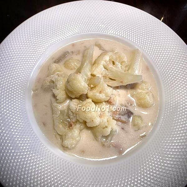 奶油椰菜花英式蜆週打湯2