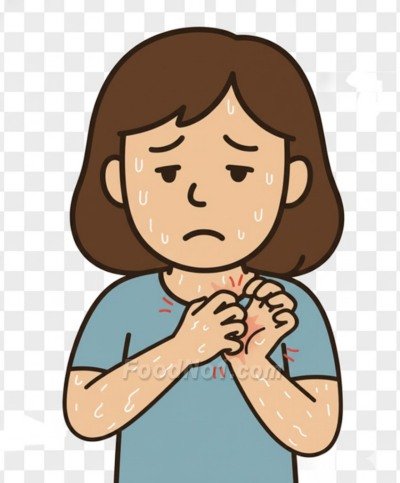 皮膚乾乾癢癢 圖示