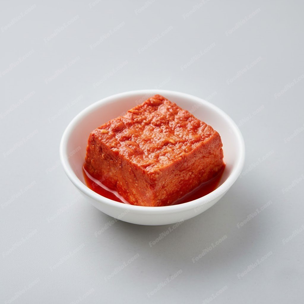 腐乳 Red fermented tofu