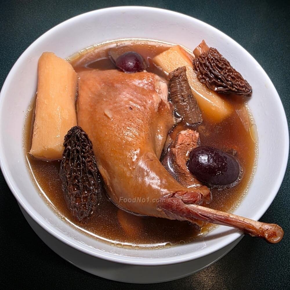 羊肚菌淮山紅棗鷓鴣湯