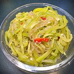 創意涼拌燴粉絲萵筍