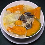 皮蛋紹菜南瓜湯