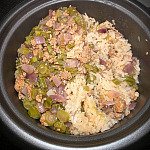 電飯煲焗飯 （肉碎蔬菜版）