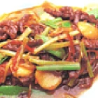 雙芹爆炒牛肉絲海蜇