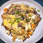 鹹蛋雞蛋炒紫洋蔥