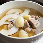 海底椰百合燉瘦肉湯
