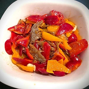 鮮炸鯪魚油快炒彩椒